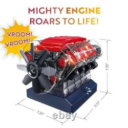 V8 Engine Model Kit That Runs STEM Education for All Ages