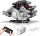 V8 Engine Model Kit That Works, 1394 Pcs Advanced Collectible Engine Building Bl