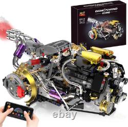 V8 Engine Model Kit That Works, Build Your Own Visible Car Motor 8-Cylinder 13
