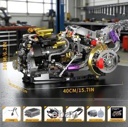 V8 Engine Model Kit That Works, Build Your Own Visible Car Motor 8-Cylinder 13