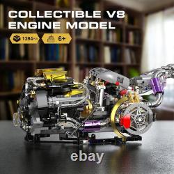 V8 Engine Model Kit That Works, Build Your Own Visible Car Motor 8-Cylinder 13