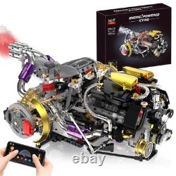 V8 Engine Model Kit that Works, 1394 PCS Advanced Collectible Engine Building