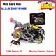 V8 Engine Model Kit That Works, Build Your Own Visible Car Motor 8-cylinder, Led