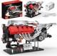 V8 Engine Stem Model Kit 951 Pieces, Usb Rechargeable For Continuous Action