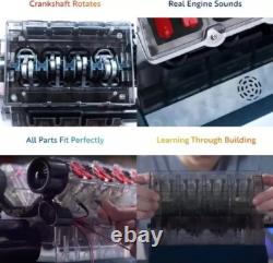 V8 Internal Combustion Ohc Engine Motor Working Model Haynes Kit Box New