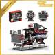 V8 Supercharged Engine Model Kit, 1151+ Parts, 8-cylinder Car Motor Building