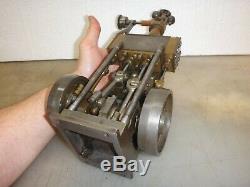 VERTICAL 2 CYLINDER STEAM ENGINE MODEL Old Neat and Rare! Twin Cylinder Motor