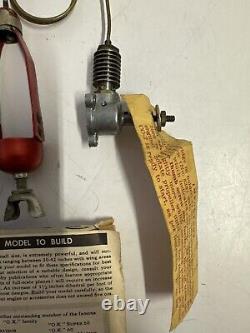 VINTAGE 1950'S HERKIMER OK CO2 MODEL AIRPLANE ENGINE MOTOR With BOX