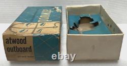 VINTAGE ATWOOD 2-CYCLE 051 OUTBOARD MODEL BOAT MARINE ENGINE WithOB & INSTRUCTIONS