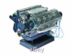 VISIBLE V8 Internal Combustion OHC Engine Motor Working Model Haynes Kit Box DIY