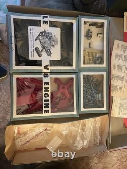 VTG 1960s Renwal The Visible V8 Engine Motor Model Kit 802 1298 UNBUILT COMPLETE