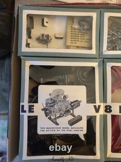 VTG 1960s Renwal The Visible V8 Engine Motor Model Kit 802 1298 UNBUILT COMPLETE