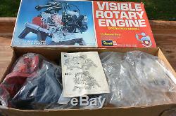 VTG 1980 Revell Visible ROTARY ENGINE Operating MOTORIZED MODEL KIT #H913