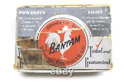 V. Rare 1940s Bantam Products #19 1/7 Horsepower Model Airplane Motor + Orig Box