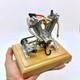 V-twin Gas Engine Model Metal Mechanical Motor Collectible Desktop Display Gift