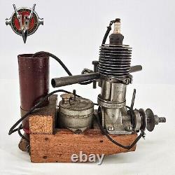 Vintage 1934 Junior Motor Corp. Model B Class C Engine with Tank, Condenser & Coil