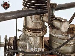 Vintage 1934 Junior Motor Corp. Model B Class C Engine with Tank, Condenser & Coil