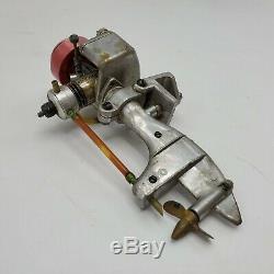 Vintage 1950s Atwood. 049 Toy Boat Model Outboard Motor Marine Engine Untested