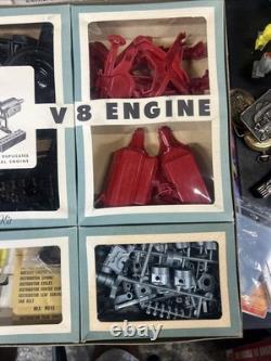 Vintage 1960 Renwal Blueprint Model The Visible V-8 Engine Plastic Model Kit NEW
