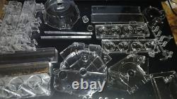 Vintage 1960s Renwal Model Visible V8 Engine Model Assembly Kit missing parts