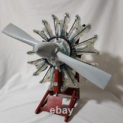 Vintage 1963 Renwal motorized Visible Airplane Wasp Engine 14 Display Ready