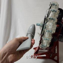 Vintage 1963 Renwal motorized Visible Airplane Wasp Engine 14 Display Ready