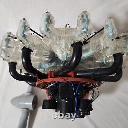 Vintage 1963 Renwal motorized Visible Airplane Wasp Engine 14 Display Ready