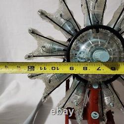 Vintage 1963 Renwal motorized Visible Airplane Wasp Engine 14 Display Ready