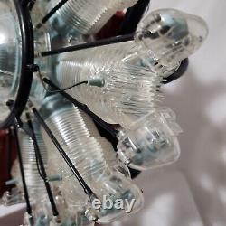 Vintage 1963 Renwal motorized Visible Airplane Wasp Engine 14 Display Ready