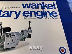 Vintage 1972 Model Kit #8201 Wankel Rotary Engine Mazda Entex Toy Motorized 15