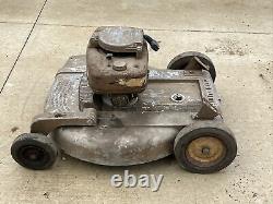 Vintage 21 Lawn Boy Push Walk Behind Lawnmower Deck & Motor / Model 7210