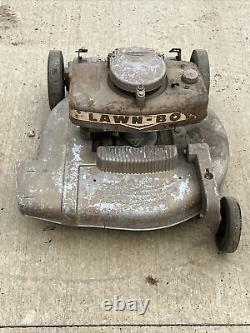 Vintage 21 Lawn Boy Push Walk Behind Lawnmower Deck & Motor / Model 7210