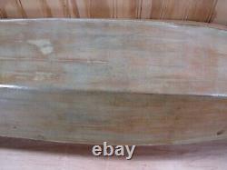 Vintage 31 Wooden Model Boat Hull Metal Propeller Ohlsson & Rice Engine Motor