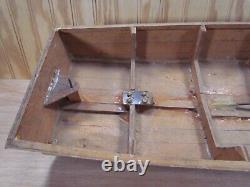 Vintage 31 Wooden Model Boat Hull Metal Propeller Ohlsson & Rice Engine Motor