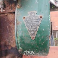 Vintage Antique Clinton Model 703ABR6 Cast Iron Engine Farm Motor