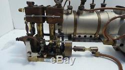 Vintage Aster Steam Engine Model Toy Hobby Motor Antique Metal Brass Train