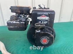 Vintage Briggs & Stratton 2hp Gas Engine Go Kart Motor Model 60102 Black