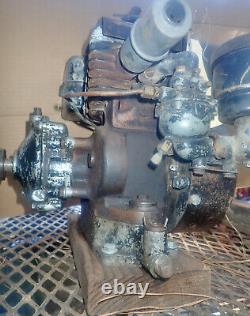 Vintage Briggs Stratton Model 6R6 Engine Motor 6 to 1 Gear Driven Complete