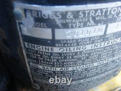 Vintage Briggs & Stratton Model 9 Go kart Mini Bike Engine Motor