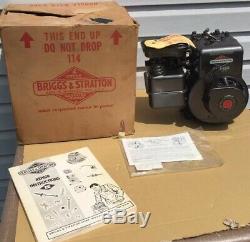 Vintage Briggs and Stratton 3hp engine 3 HP motor NEW NOS Wow! Model 80202