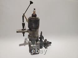 Vintage Brown Junior Motor D Model 85D52 Plane Engine Control Line Glow Airplane