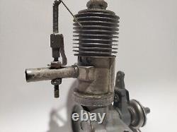 Vintage Brown Junior Motor D Model 85D52 Plane Engine Control Line Glow Airplane