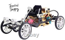 Vintage Car Metal Engine Model Assembly Toy Mechanic Single Cylinder Motor Toy