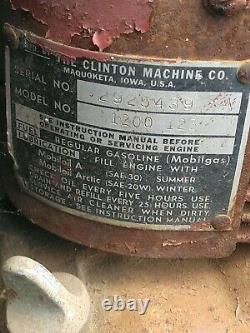 Vintage Clinton Motor / Model 1200 125