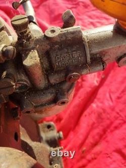 Vintage Clinton engine Model 801 Motor Carter Model N Carburetor
