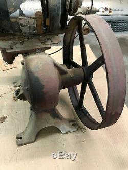 Vintage Delco Model AA water pump with NorthEast 1/3hp motor Cast Iron hit miss