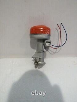 Vintage Evinson Outboard Motor Electric Toy Model Boat Engine Rare Metal