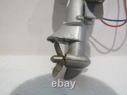 Vintage Evinson Outboard Motor Electric Toy Model Boat Engine Rare Metal