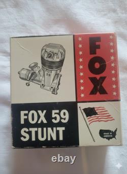 Vintage FOX. 59 STUNT (1954) Engine Model Engine Rare Made in USA