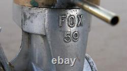 Vintage FOX 59 TETHER CAR / RC MARINE BOAT ENGINE with FLYWHEEL & MOTOR MOUNTS